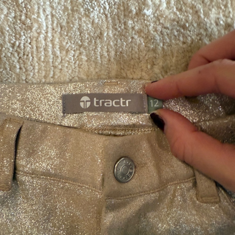 Bundle: pair of Tractor Stretchy Jeans Black and Gold - Picture 4 of 6